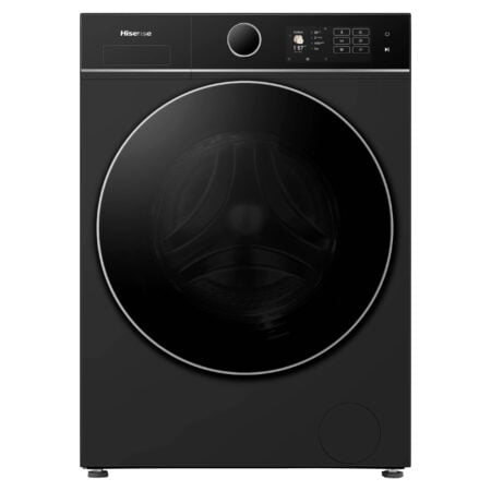 Hisense WD5I1245BBR Was-droogcombinatie Vrijstaand Voorlader Zwart