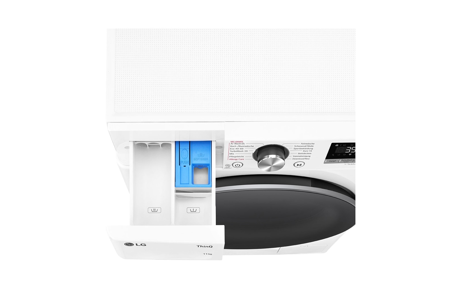 LG F6WR7011 wasmachine Voorlader 11 kg 1600 RPM Wit DHZ4963 VERPAKKINGSCHADE - Afbeelding 8