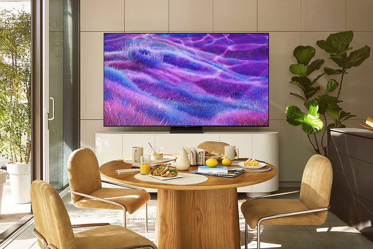 Samsung TQ65QN80FA 165,1 cm (65") 4K Ultra HD Smart TV Wifi Grijs DHZ5037 VERPAKKINGSCHADE - Afbeelding 3