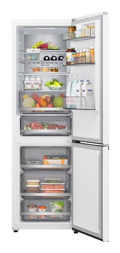 LG GBBS716ASW koel-vriescombinatie Vrijstaand 333 l Wit DHZ4974 VERPAKKINGSCHADE - Afbeelding 4