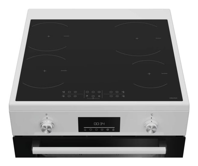 Beko FBMA6930GW Vrijstaand fornuis Electrisch Inductiekookplaat zones Wit - Afbeelding 6
