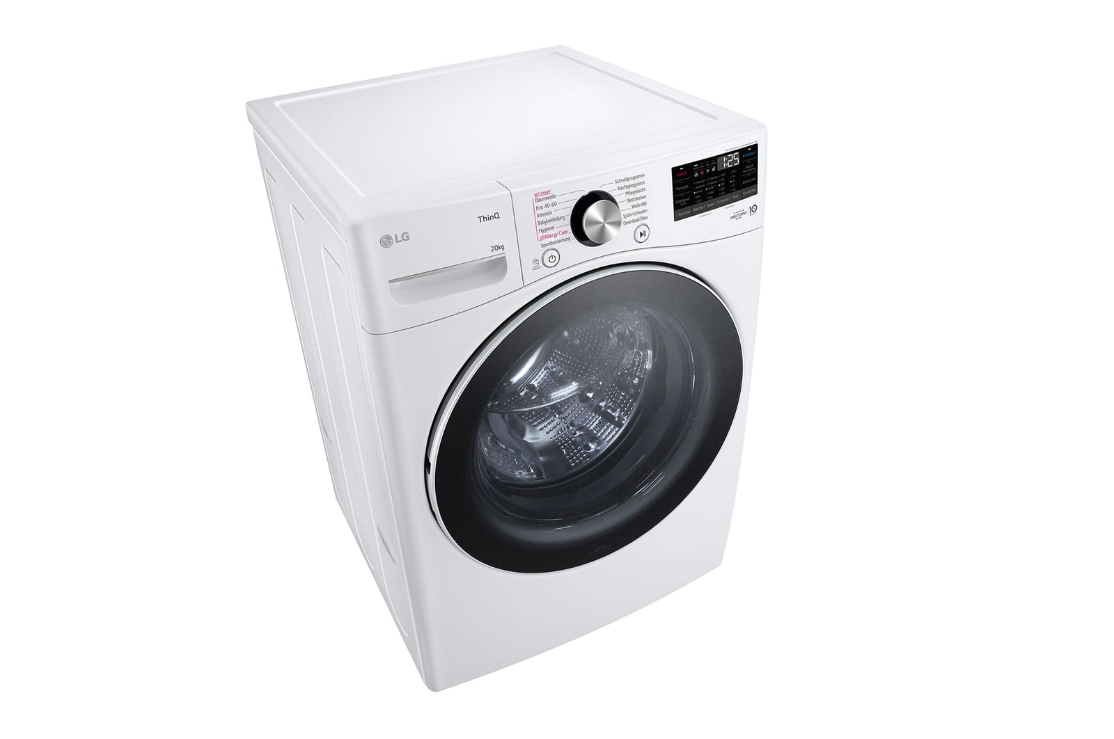 LG F0WVT202 wasmachine Voorlader 20 kg 1000 RPM Wit DHZ4952 VERPAKKINGSCHADE - Afbeelding 9