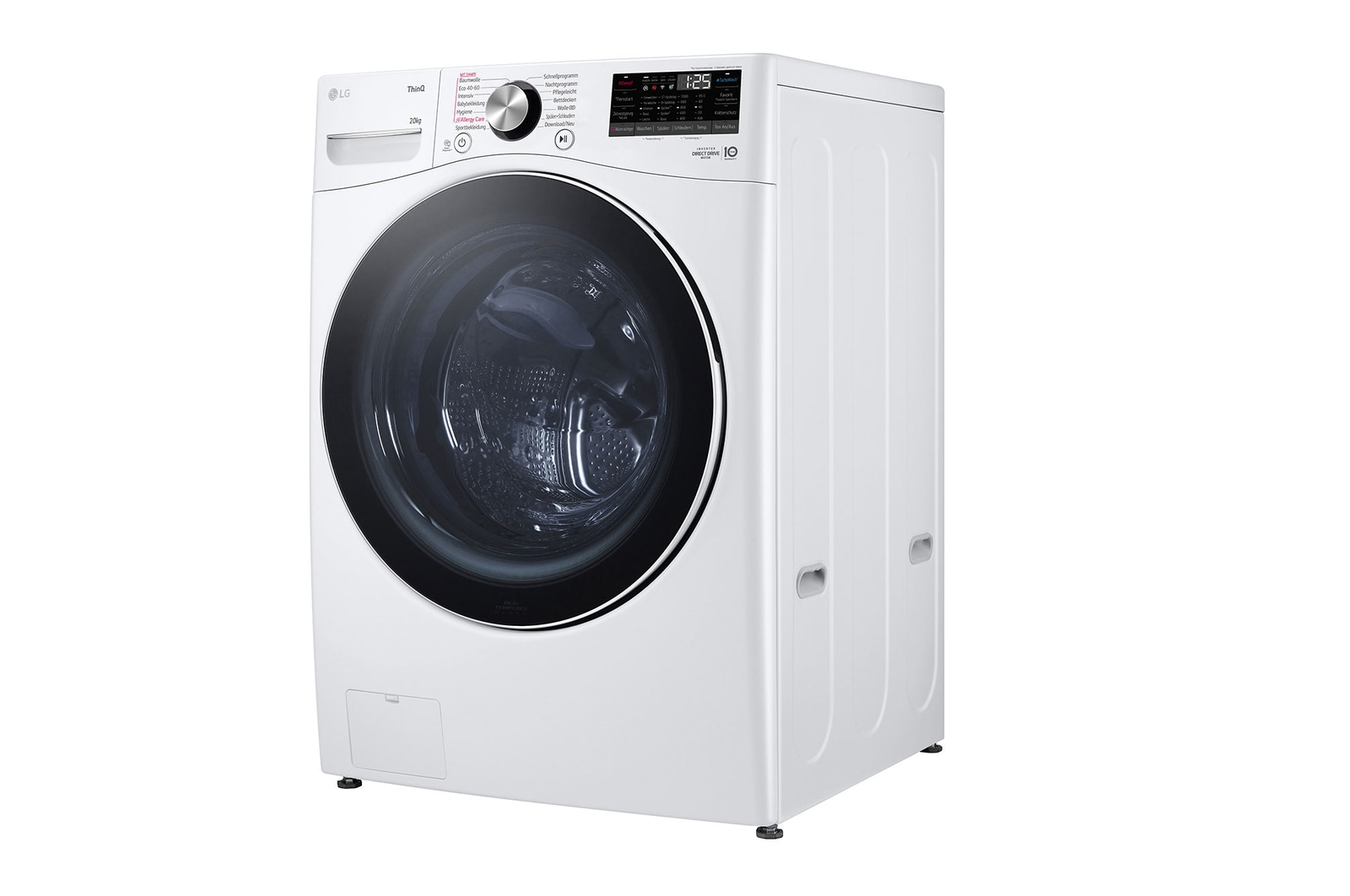 LG F0WVT202 wasmachine Voorlader 20 kg 1000 RPM Wit DHZ4952 VERPAKKINGSCHADE - Afbeelding 13