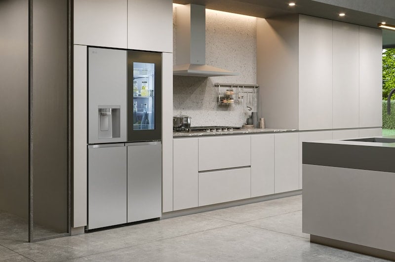 LG InstaView GMG961NPKE amerikaanse koelkast Vrijstaand 637 l Zwart DHZ4981 VERPAKKINGSCHADE - Afbeelding 5