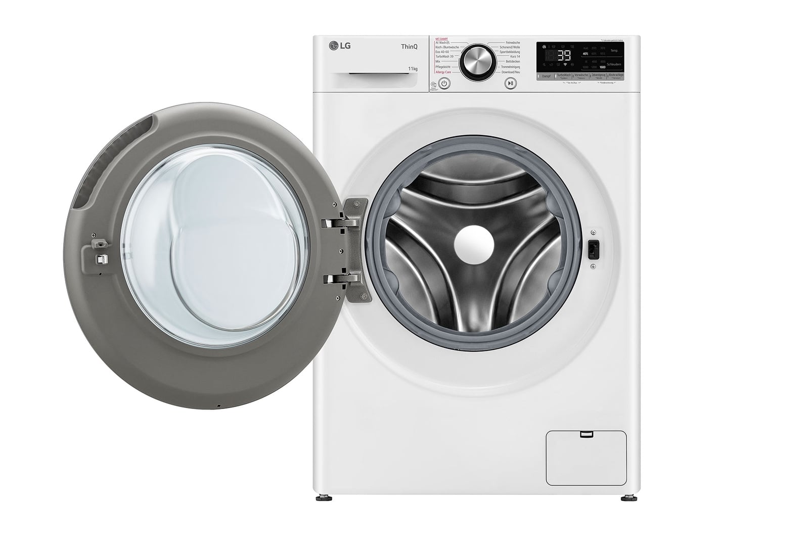 LG F6WR701Y wasmachine Voorlader 11 kg 1600 RPM Wit DHZ4965 VERPAKKINGSCHADE - Afbeelding 3