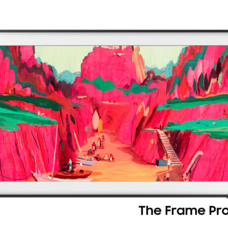 Samsung The Frame TQ75LS03FW 190,5 cm (75") 4K Ultra HD Smart TV Wifi Zwart DHZ5040 VERPAKKINGSCHADE