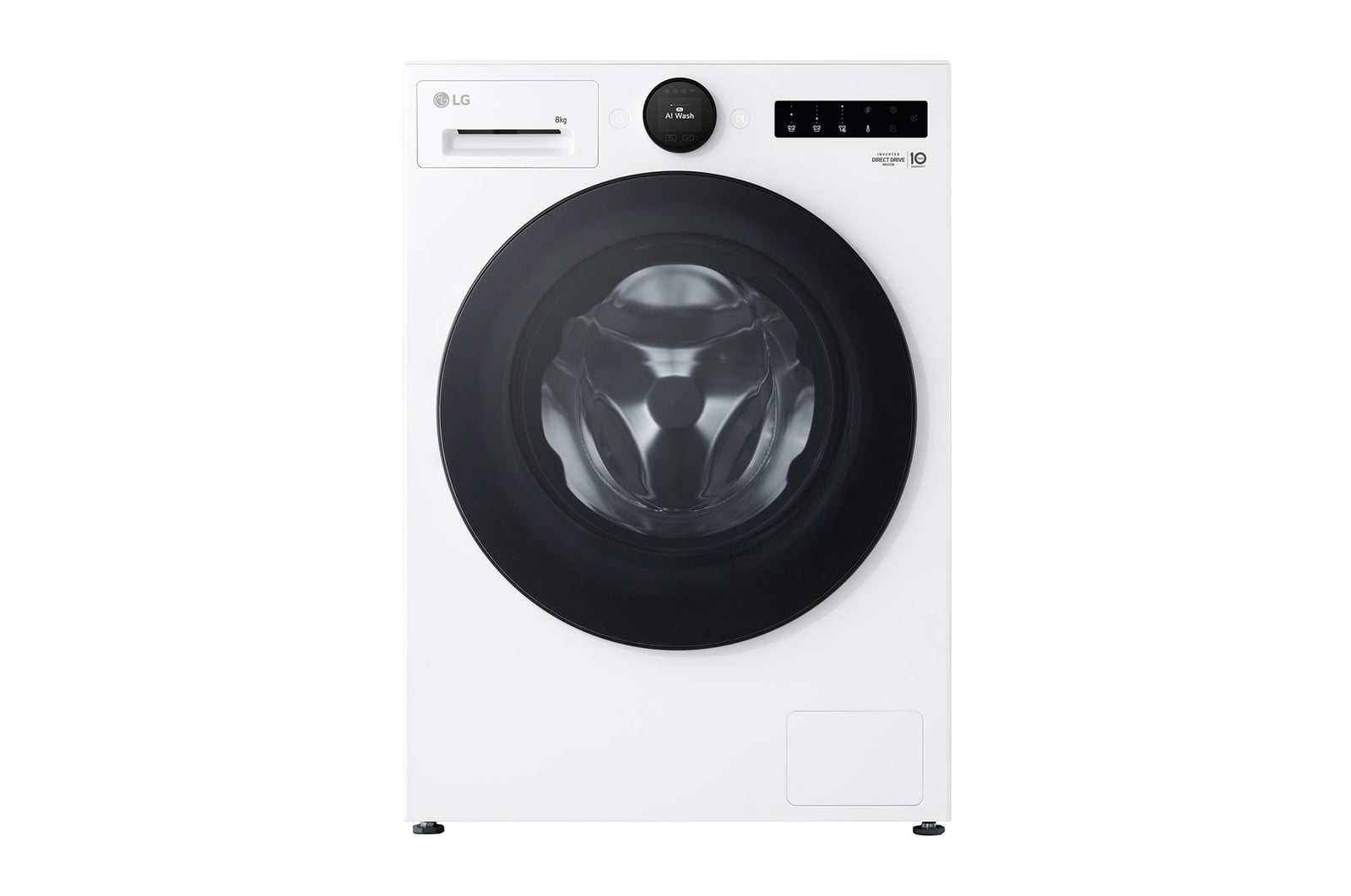 LG F4WX808YC wasmachine Voorlader 8 kg 1400 RPM Wit