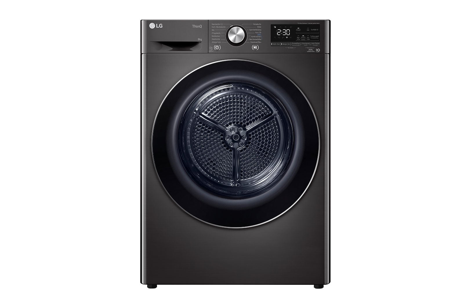 LG RT80V9B wasdroger Vrijstaand Voorlader 8 kg Zwart DHZ4990 - Afbeelding 16