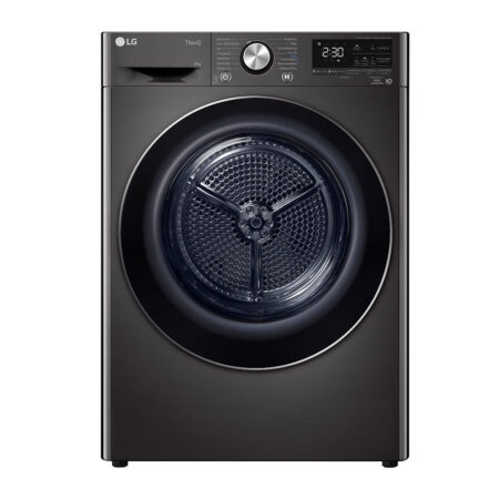 LG RT80V9B wasdroger Vrijstaand Voorlader 8 kg Zwart DHZ4990