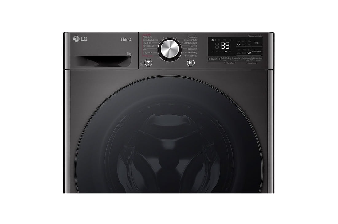LG F4WR709YB wasmachine Voorlader 9 kg 1400 RPM Zwart DHZ4958 VERPAKKINGSCHADE - Afbeelding 14