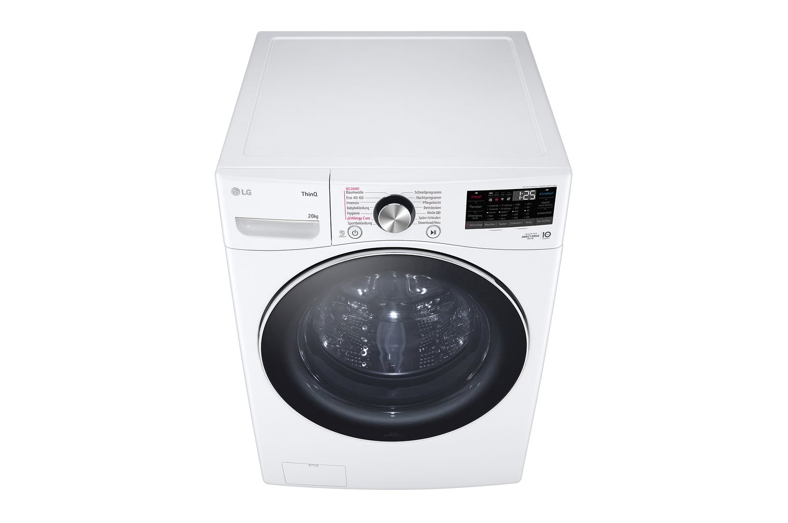 LG F0WVT202 wasmachine Voorlader 20 kg 1000 RPM Wit DHZ4952 VERPAKKINGSCHADE - Afbeelding 10