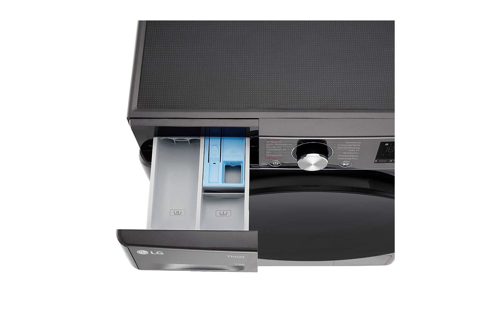 LG F4WR701YB wasmachine Voorlader 11 kg 1400 RPM Zwart, Platina - Afbeelding 7