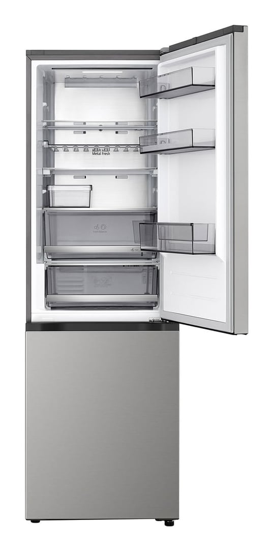 LG GBBS514AMB koel-vriescombinatie Vrijstaand 333 l Roestvrijstaal DHZ4972 VERPAKKINGSCHADE - Afbeelding 4