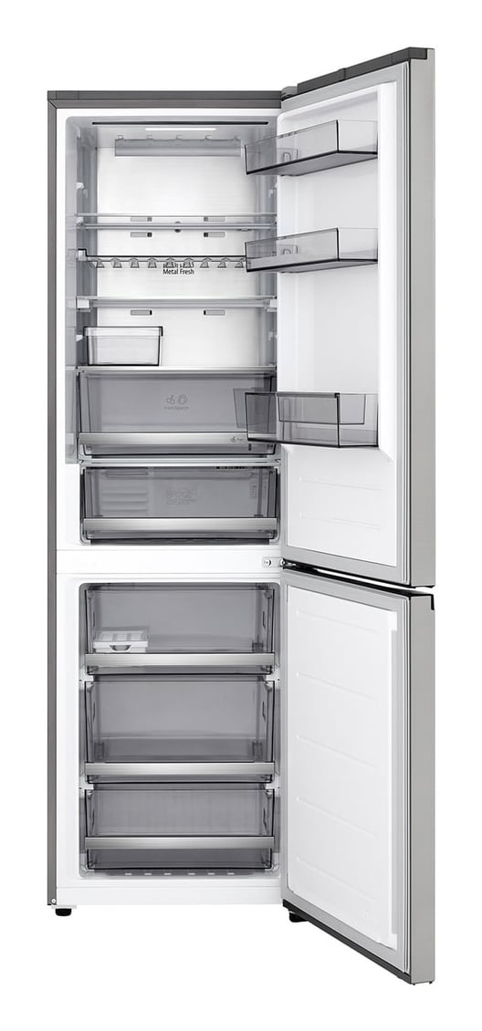 LG GBBS514AMB koel-vriescombinatie Vrijstaand 333 l Roestvrijstaal DHZ4972 VERPAKKINGSCHADE - Afbeelding 3