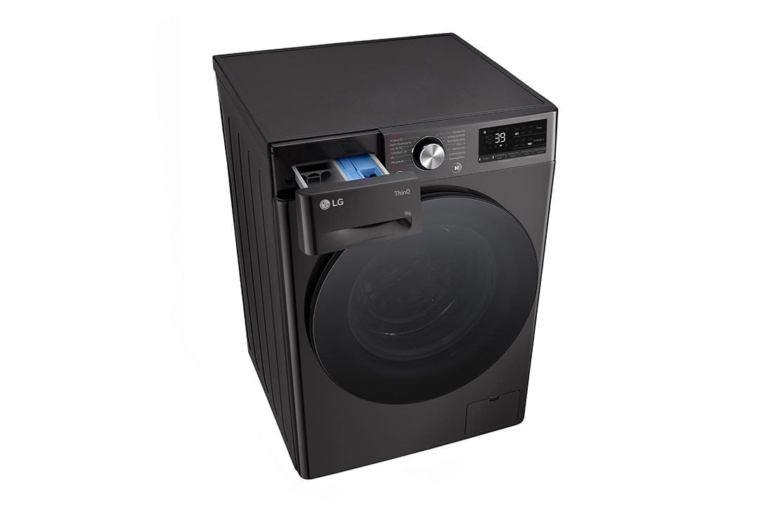 LG F4WR709YB wasmachine Voorlader 9 kg 1400 RPM Zwart DHZ4958 VERPAKKINGSCHADE - Afbeelding 5