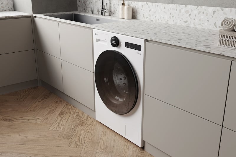 LG F4WX809YC wasmachine Voorlader 9 kg 1400 RPM Wit DHZ4961 VERPAKKINGSCHADE - Afbeelding 8