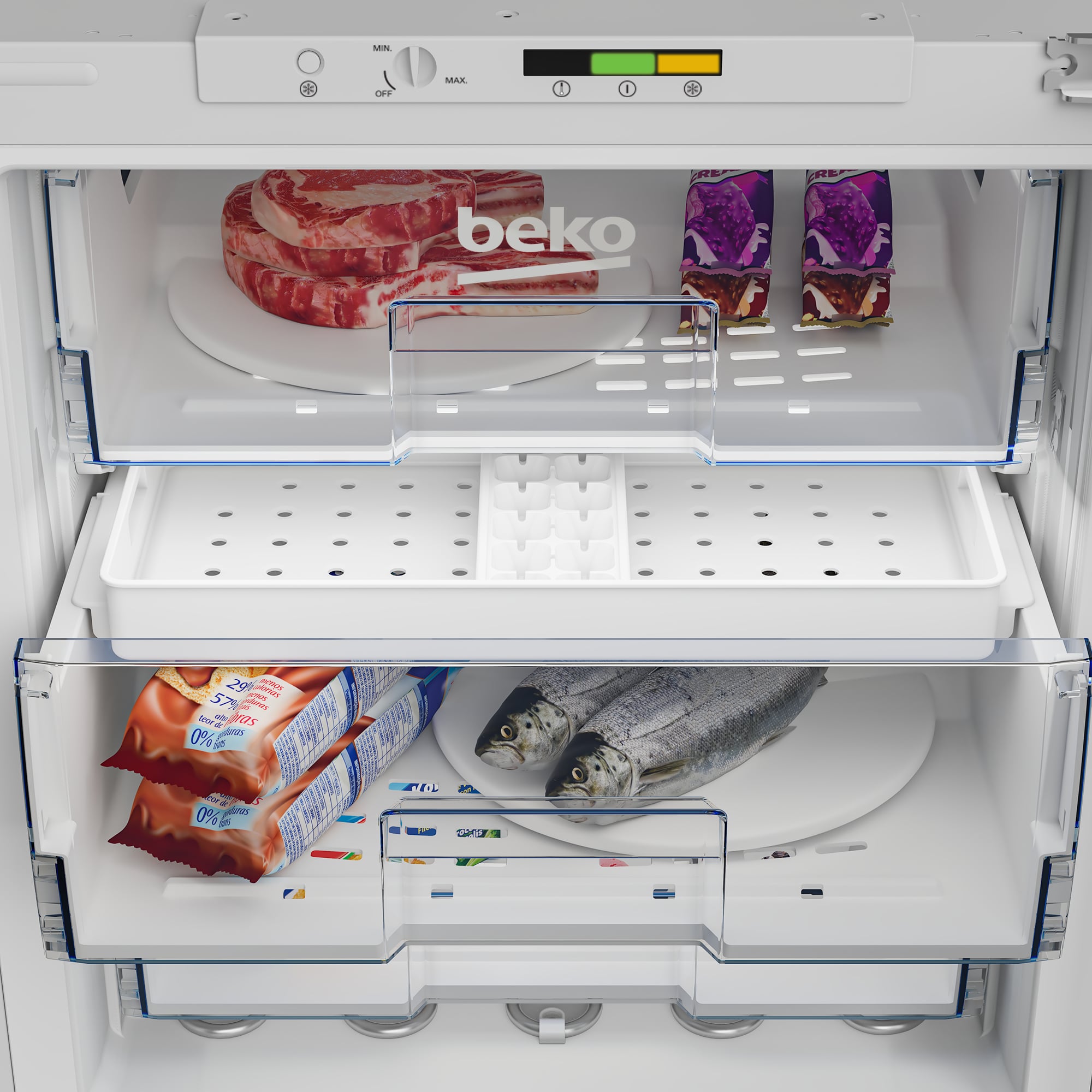 Beko BU1204N diepvriezer Vrieskast Ingebouwd 94 l Wit - Afbeelding 6