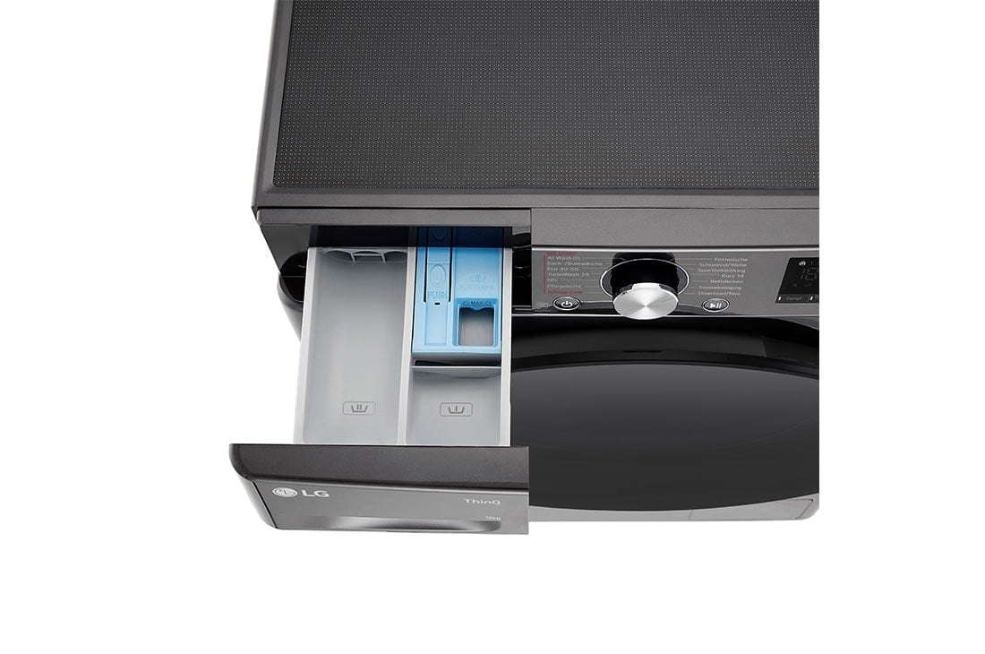 LG F4WR709YB wasmachine Voorlader 9 kg 1400 RPM Zwart DHZ4958 VERPAKKINGSCHADE - Afbeelding 16