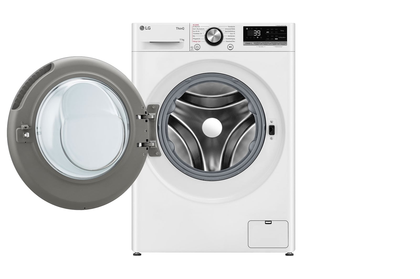 LG F6WR7011 wasmachine Voorlader 11 kg 1600 RPM Wit DHZ4963 VERPAKKINGSCHADE - Afbeelding 3