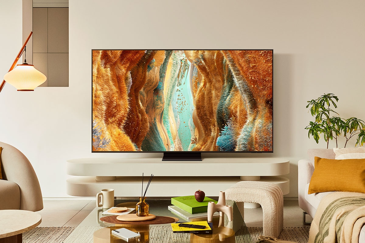 Samsung TQ65QN70FA 165,1 cm (65") 4K Ultra HD Smart TV Wifi Zwart DHZ5036 VERPAKKINGSCHADE - Afbeelding 3