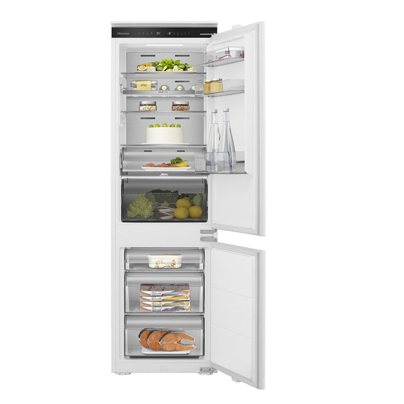 Hisense RB3B250SAWE1 koel-vriescombinatie Ingebouwd 252 l Wit EWO5014 - Afbeelding 3