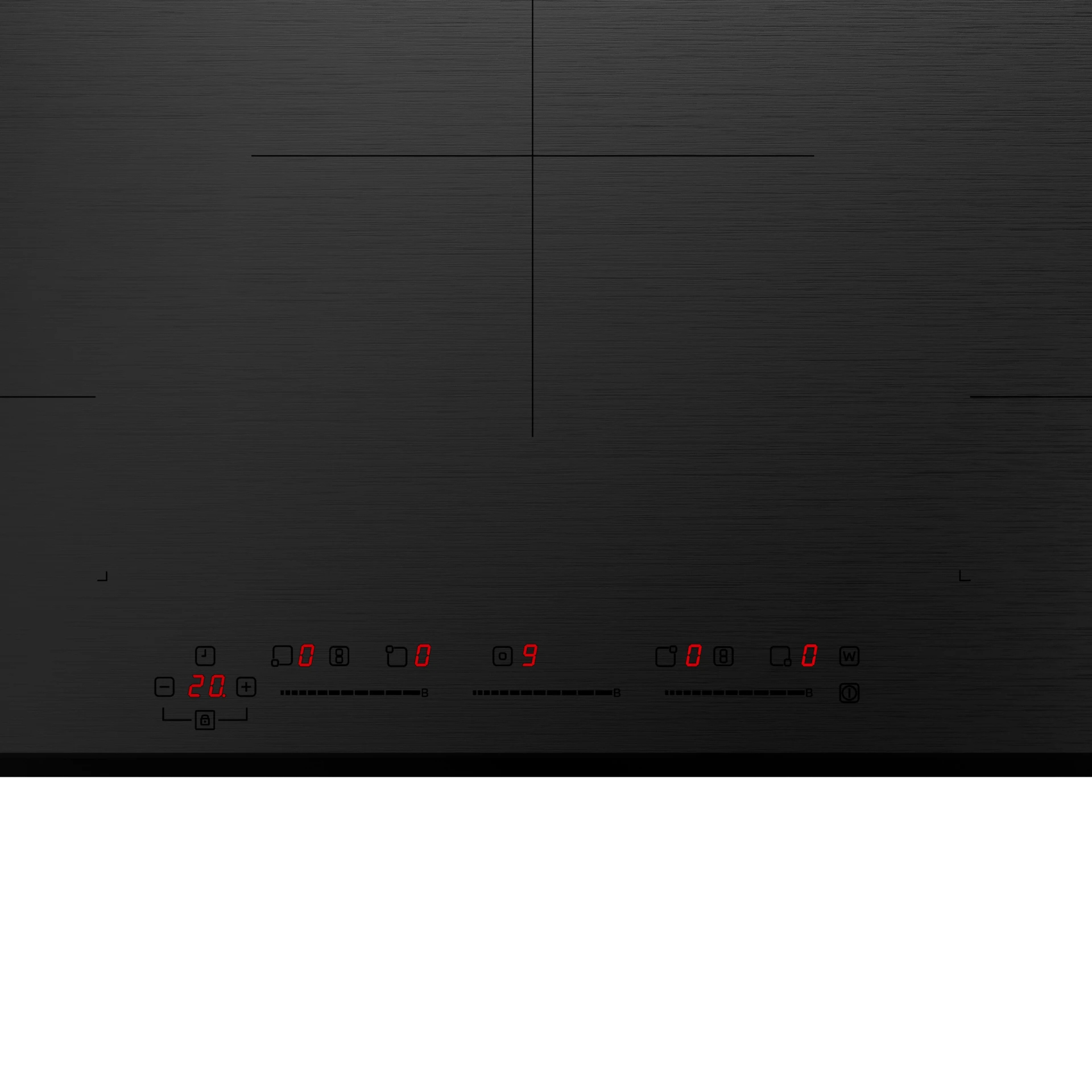 Inventum IKI9035MAT kookplaat Zwart Ingebouwd 90 cm Inductiekookplaat zones 5 zone(s) - Afbeelding 5