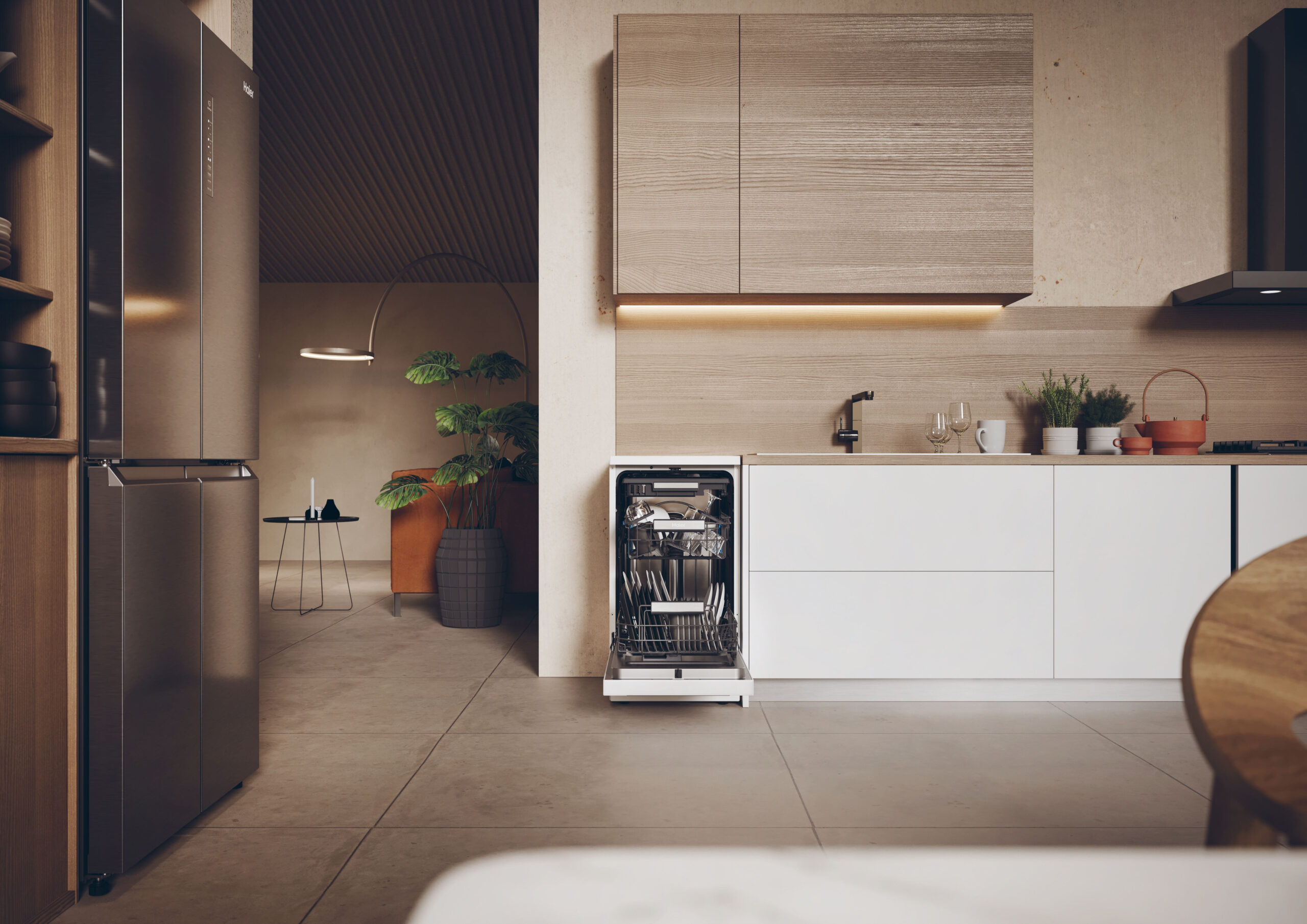 Haier XF1C3TB1FW Vrijstaand 11 couverts - Afbeelding 9
