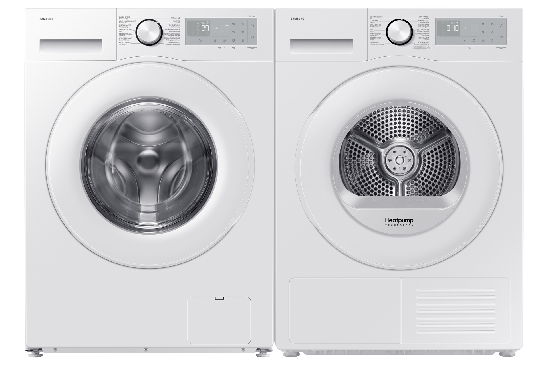 Samsung 10kg Wasmachine 5000-serie - AI Ecobubble™ met witte display - Afbeelding 10