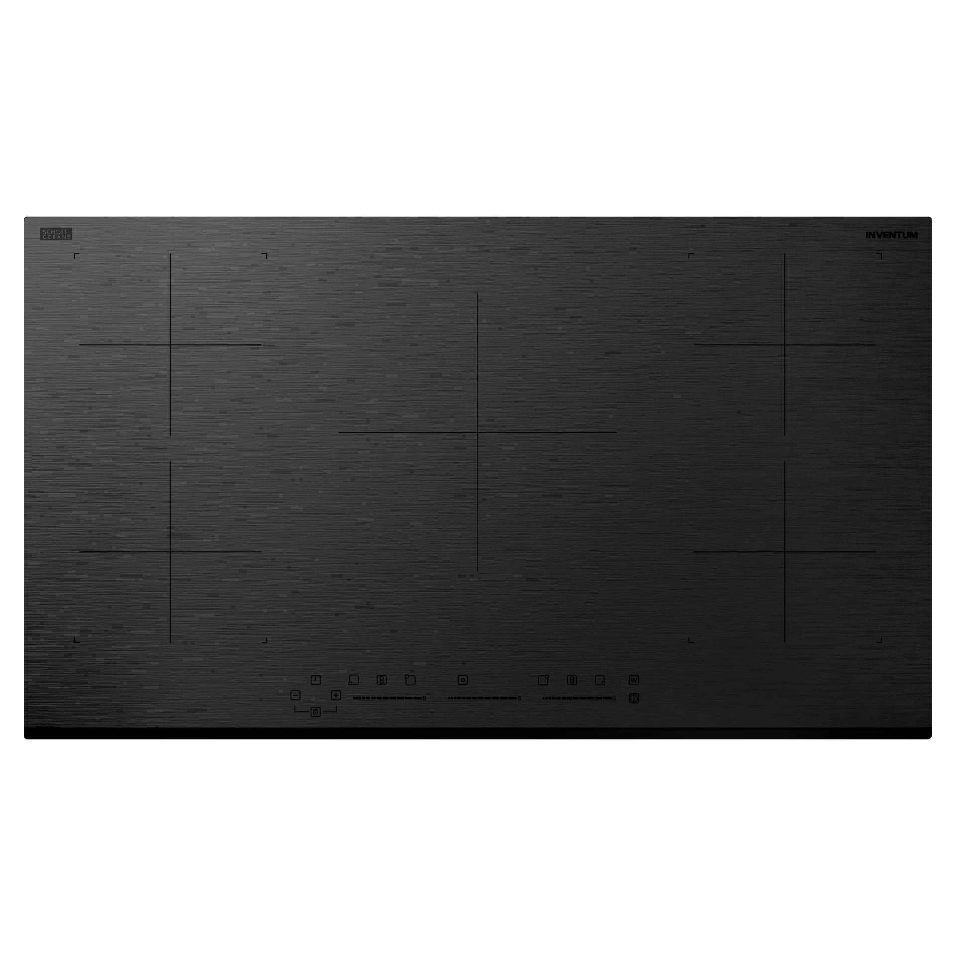 Inventum IKI9035MAT kookplaat Zwart Ingebouwd 90 cm Inductiekookplaat zones 5 zone(s) - Afbeelding 3