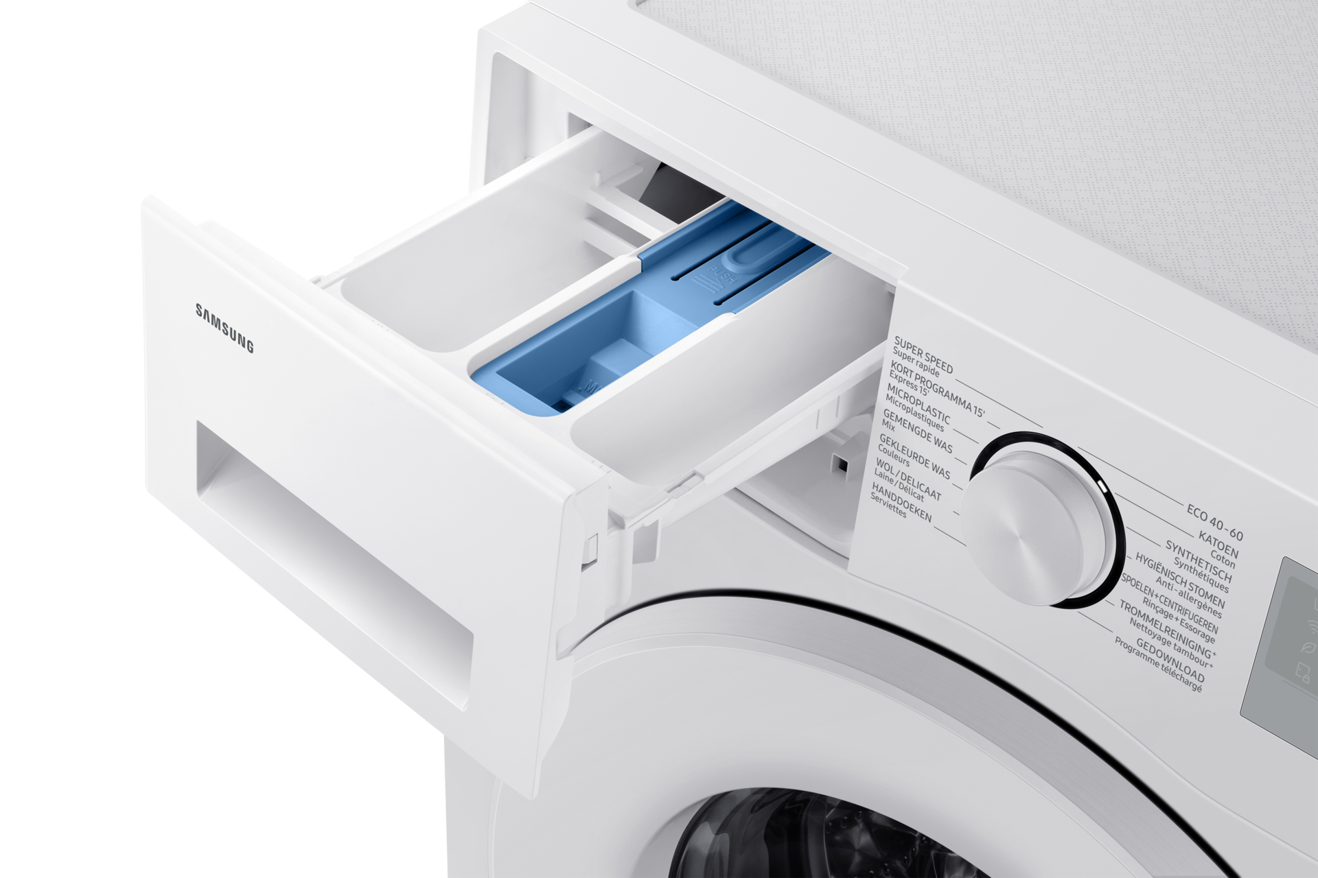 Samsung 10kg Wasmachine 5000-serie - AI Ecobubble™ met witte display - Afbeelding 9