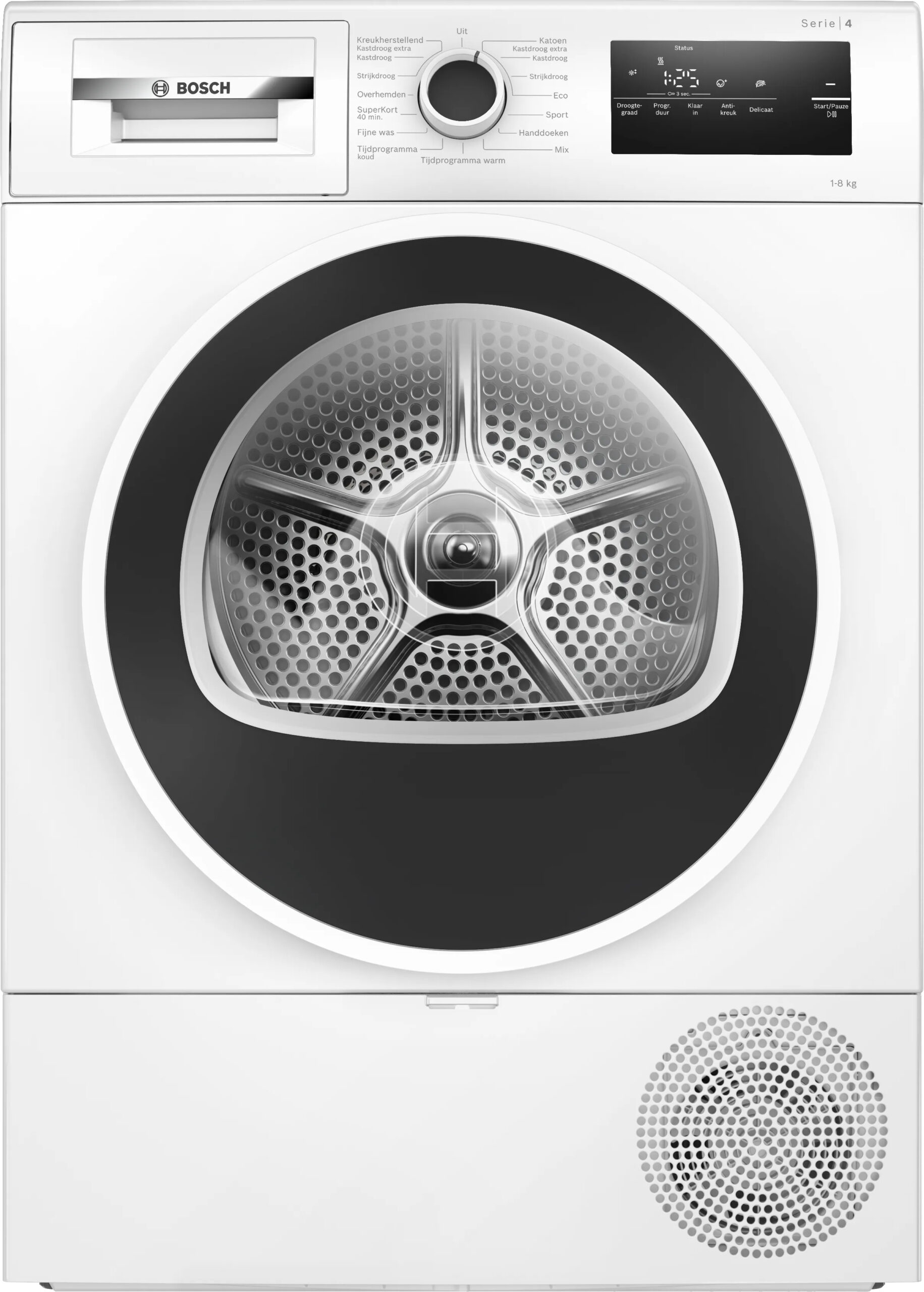 Bosch Serie 4 WTH8520LNL wasdroger Vrijstaand Voorlader 8 kg Wit - Afbeelding 14