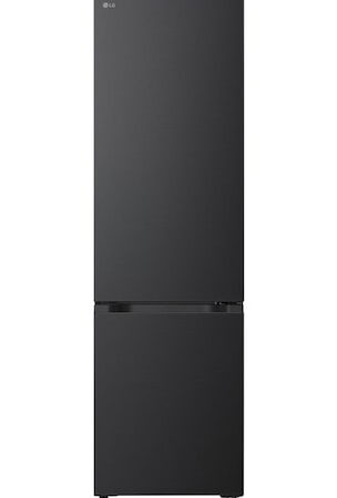LG GBBS322AEV koel-vriescombinatie Vrijstaand 375 l Zwart