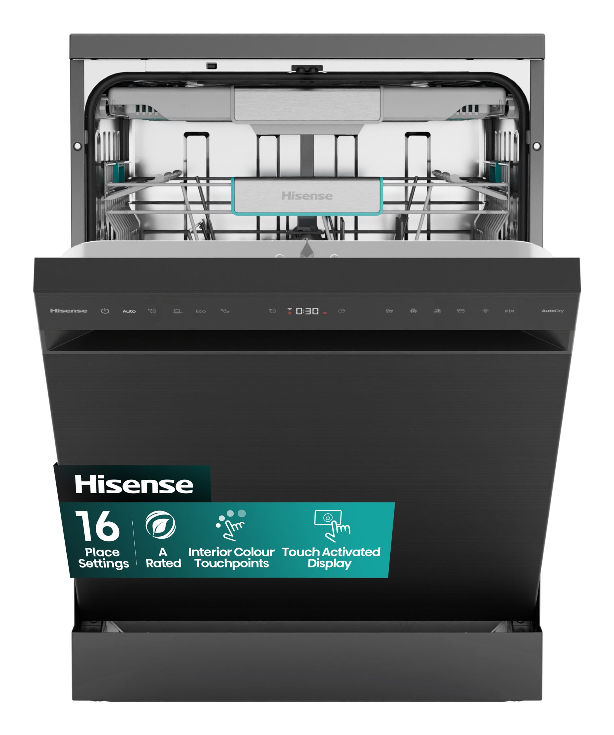Hisense HS673A90BXUK vaatwasser Vrijstaand 16 couverts EWO5150