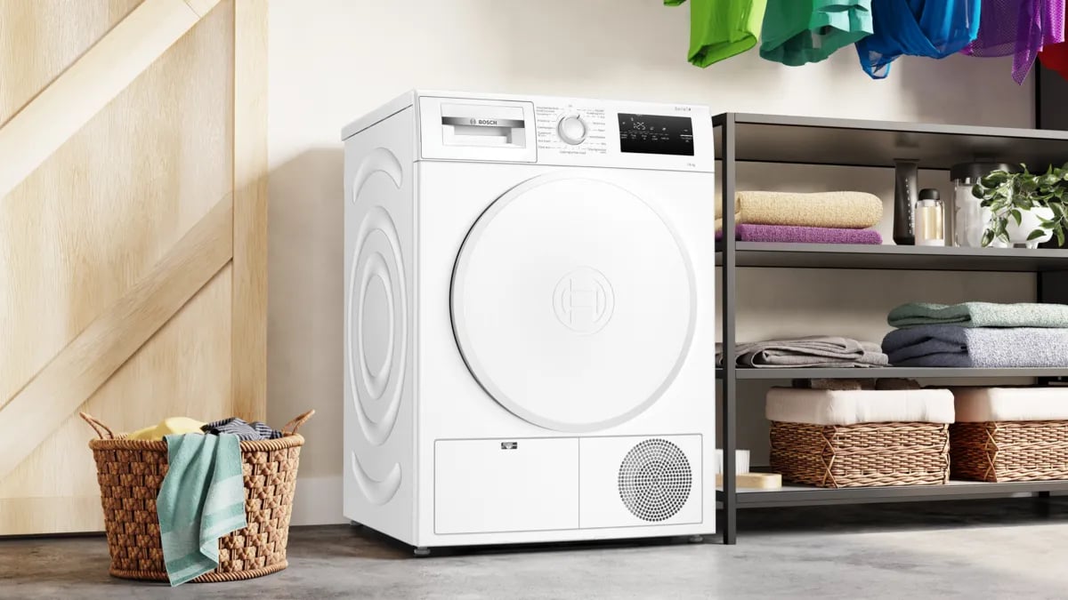 Bosch Serie 4 WTH8300SNL wasdroger Vrijstaand Voorlader 8 kg Wit - Afbeelding 4