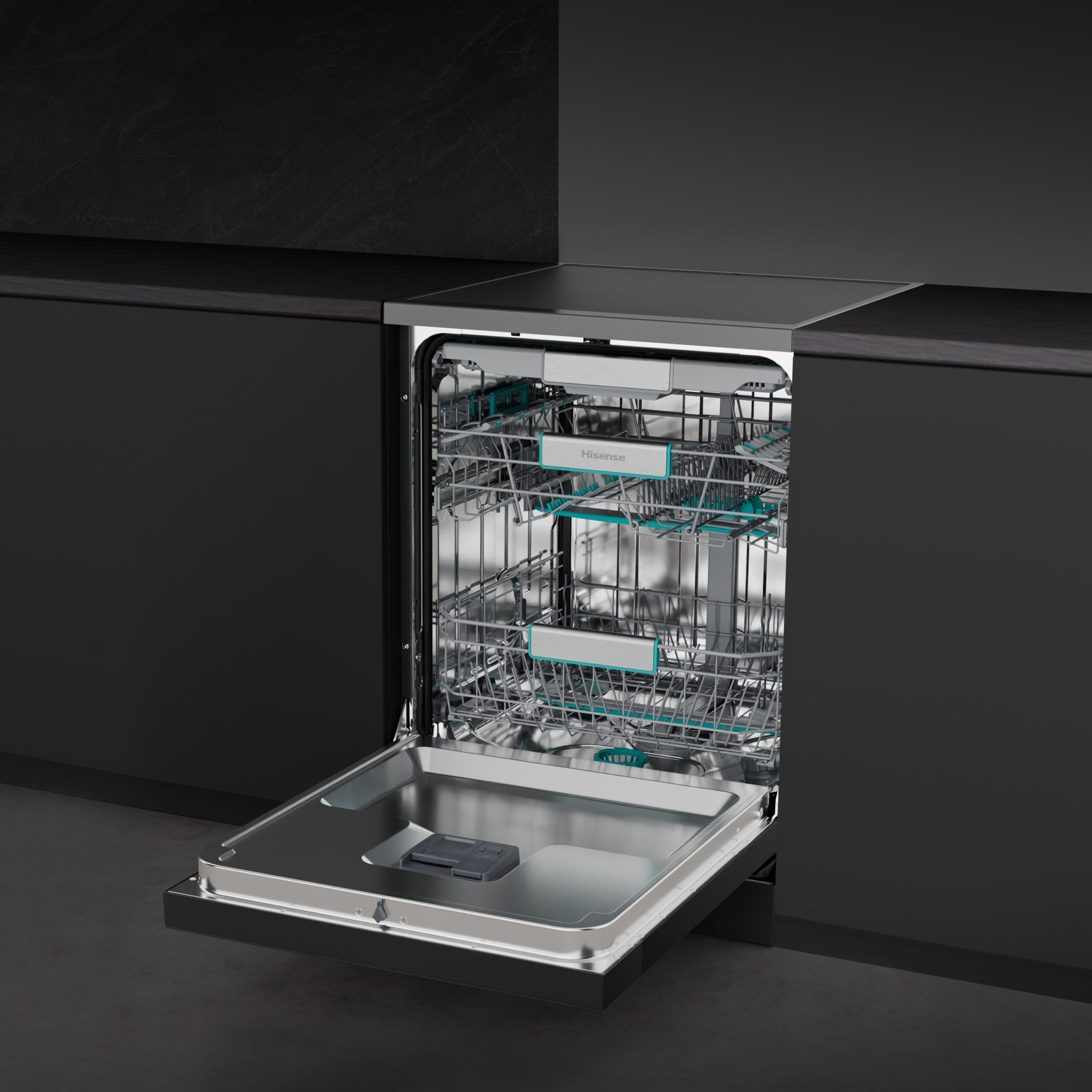 Hisense HS673A90BXUK vaatwasser Vrijstaand 16 couverts EWO5150 - Afbeelding 6