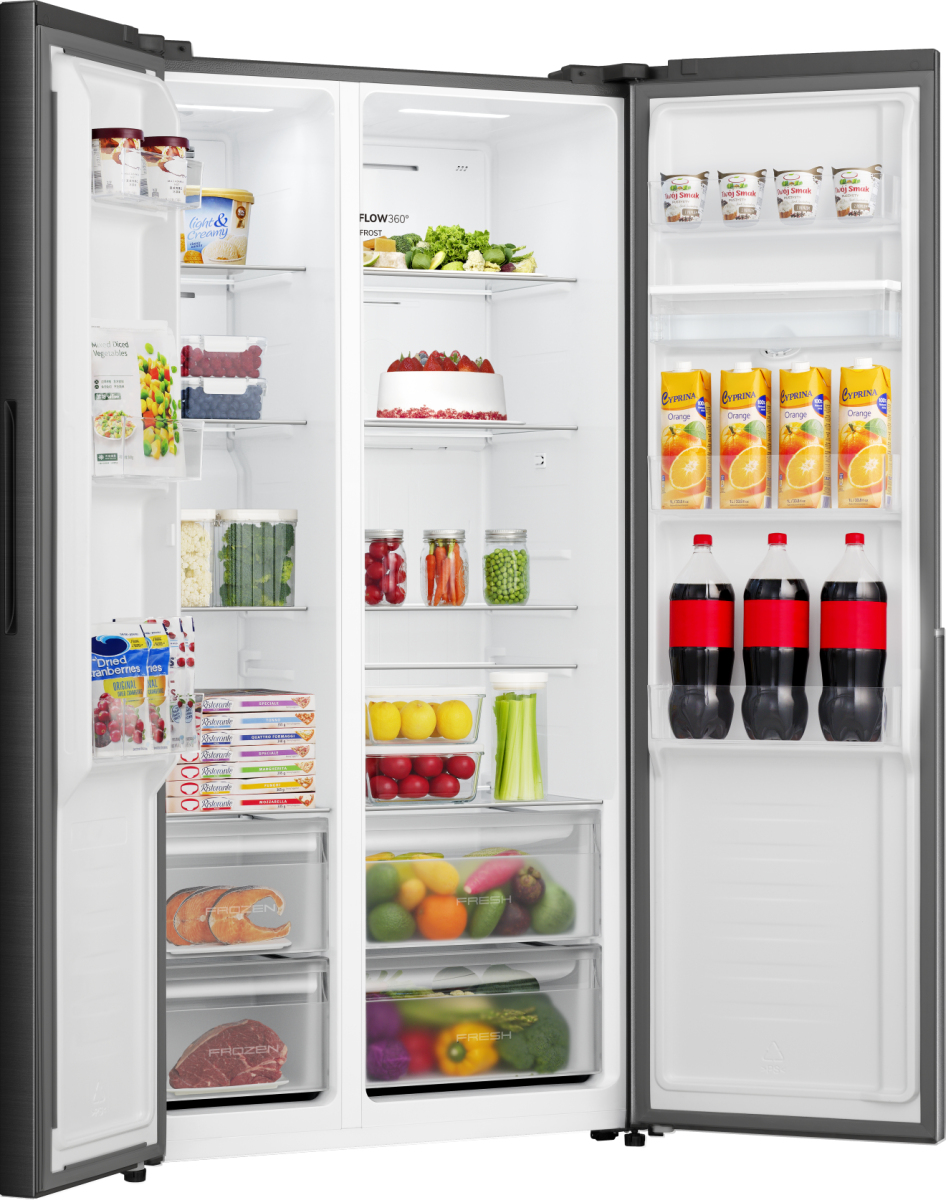 Gorenje SN954E2WDB amerikaanse koelkast Vrijstaand 541 l Zwart DHZ5232 - Afbeelding 5