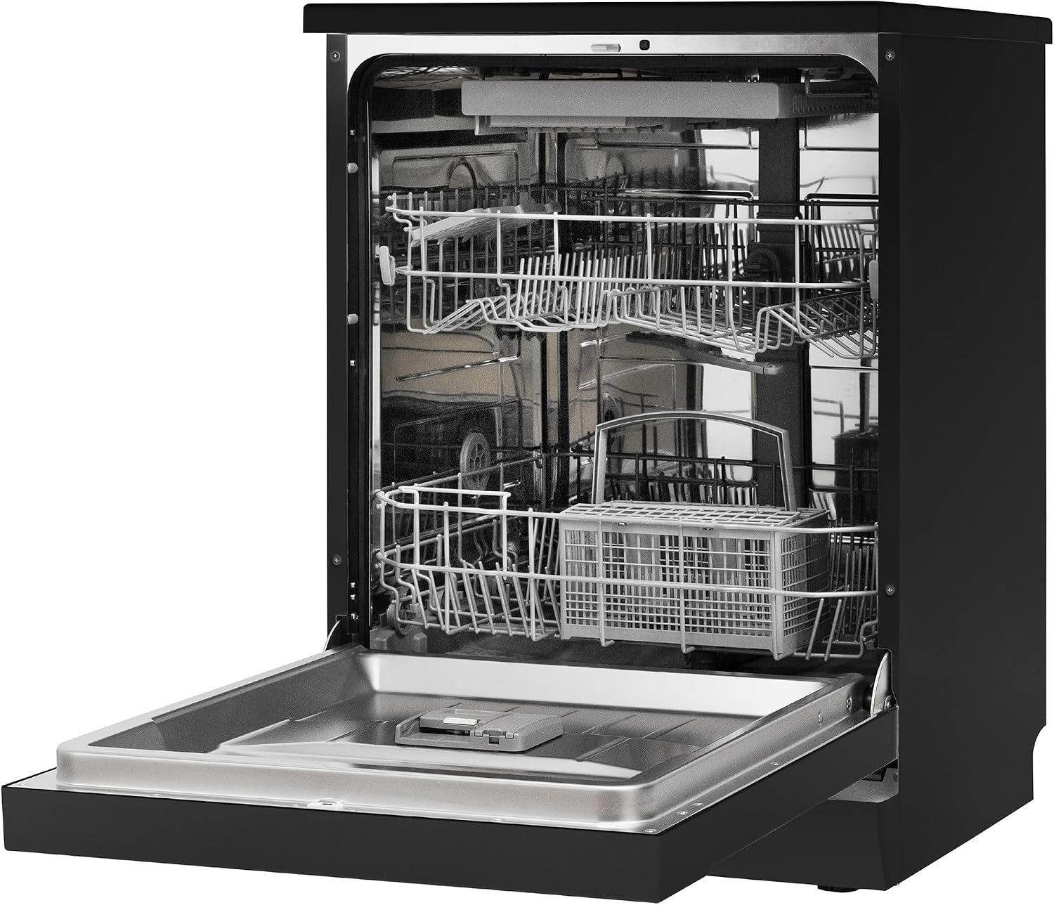 Russell Hobbs RH60DW00D2B vrijstaande vaatwasser, klasse D, 14 zwart EWO5256 - Afbeelding 2