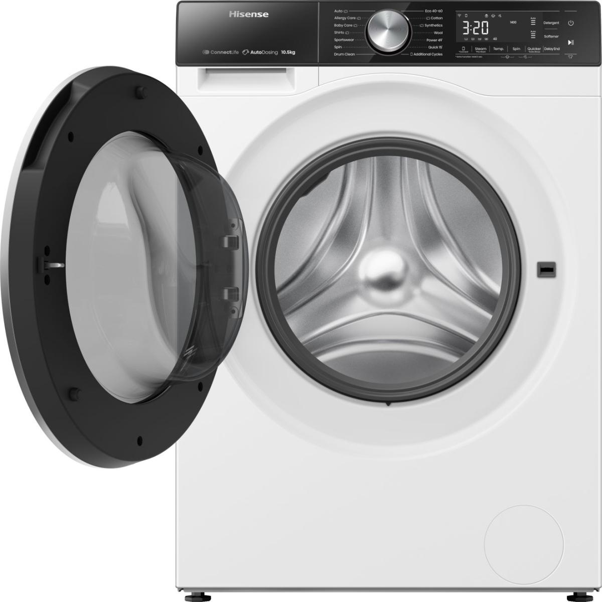 Hisense WF5S1045BW wasmachine Voorlader 10,5 kg 1400 RPM Wit - Afbeelding 3
