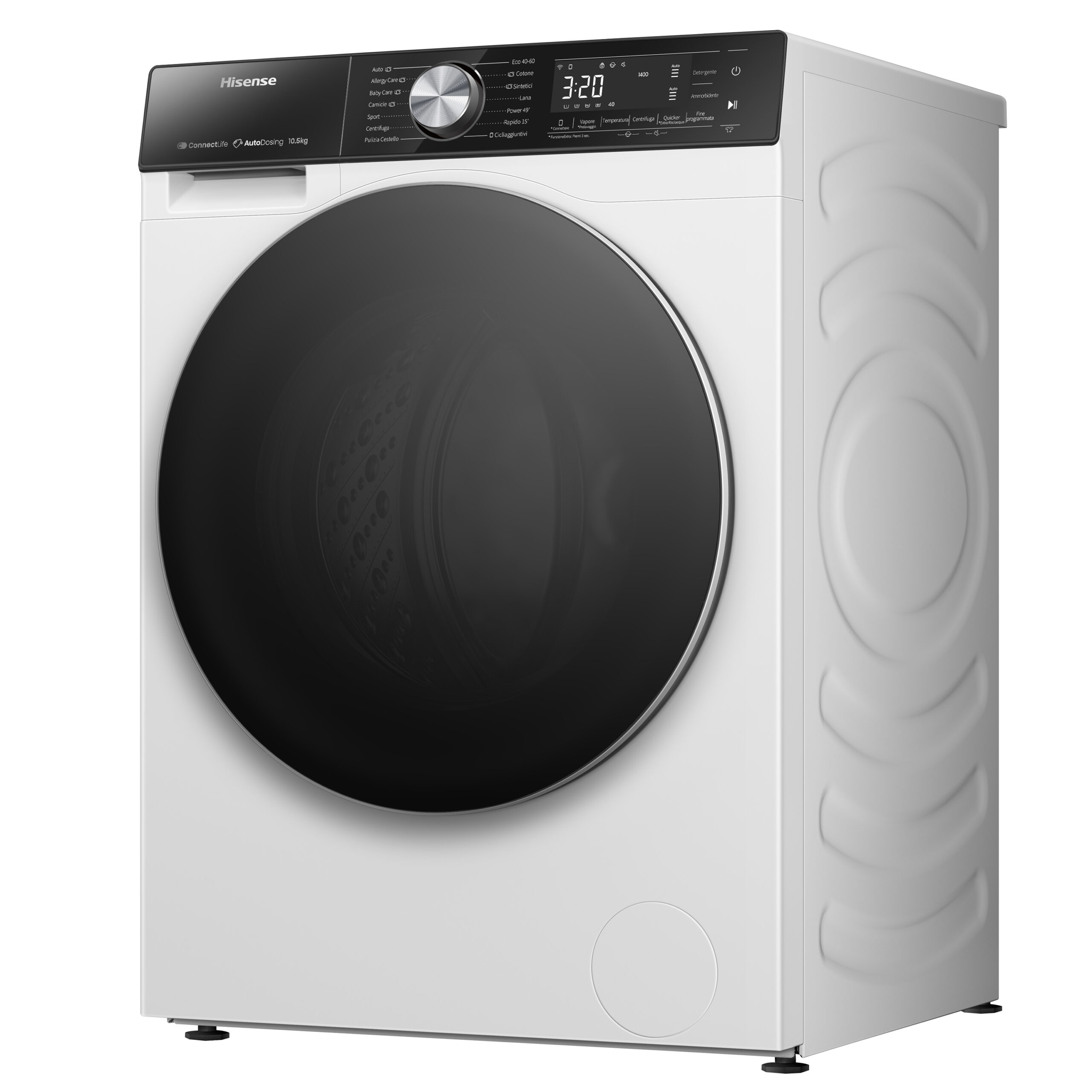 Hisense WF5S1045BW wasmachine Voorlader 10,5 kg 1400 RPM Wit - Afbeelding 18