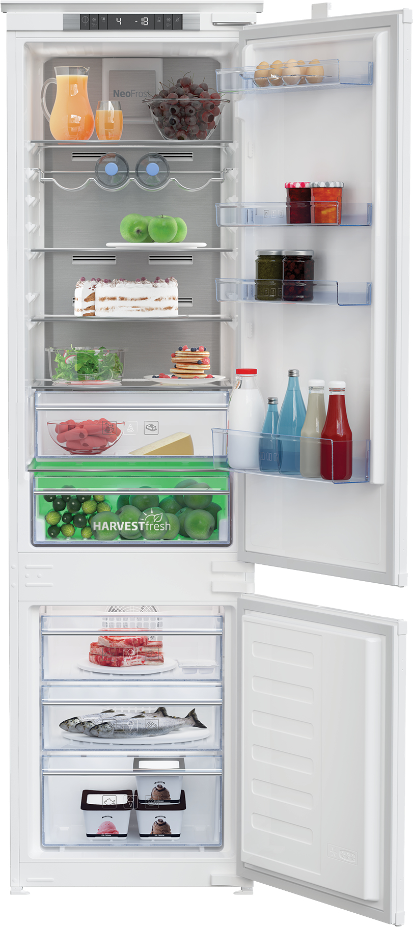Beko BCNA306E4SN Ingebouwd 284 l Wit