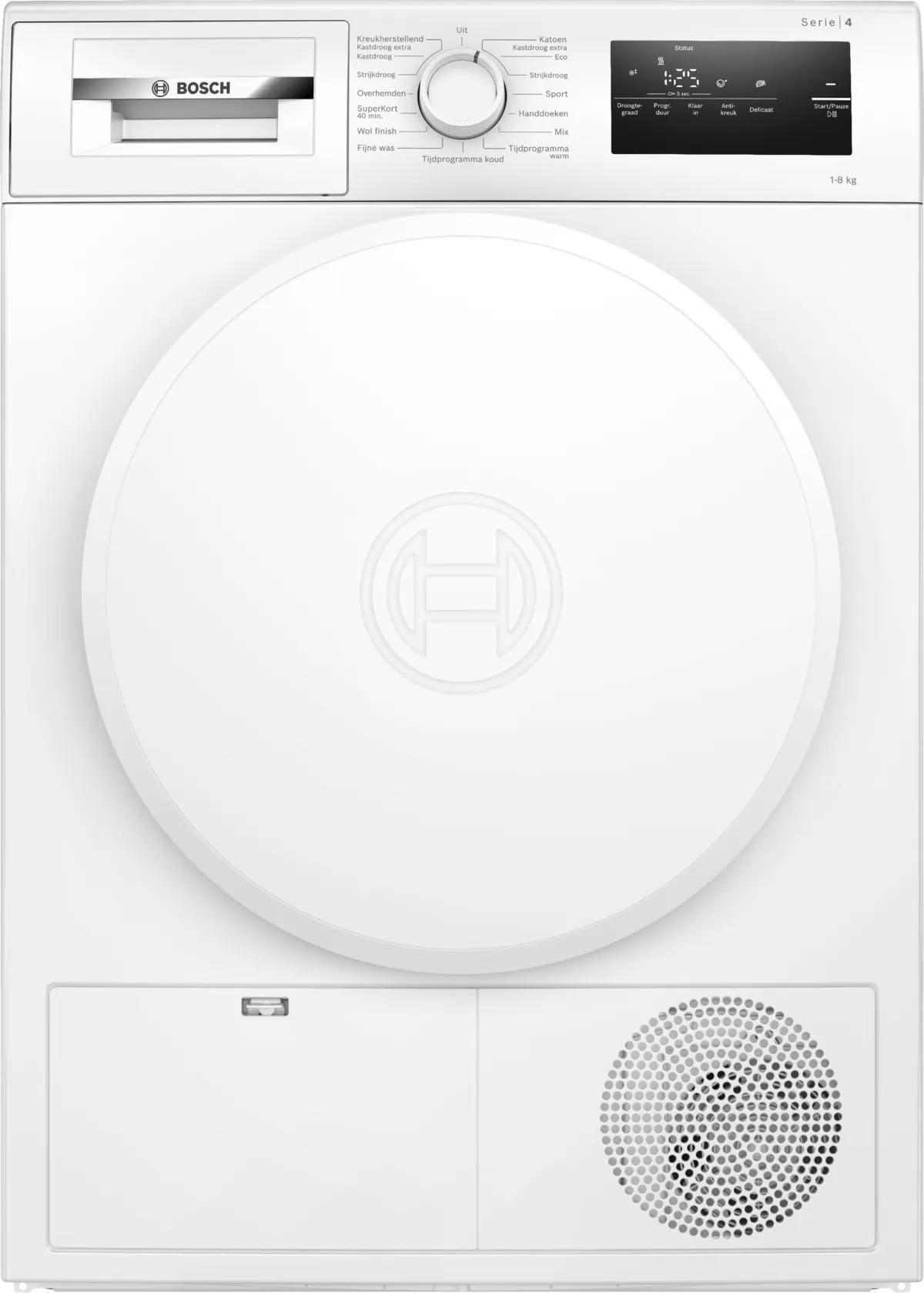 Bosch Serie 4 WTH8300SNL wasdroger Vrijstaand Voorlader 8 kg Wit - Afbeelding 13