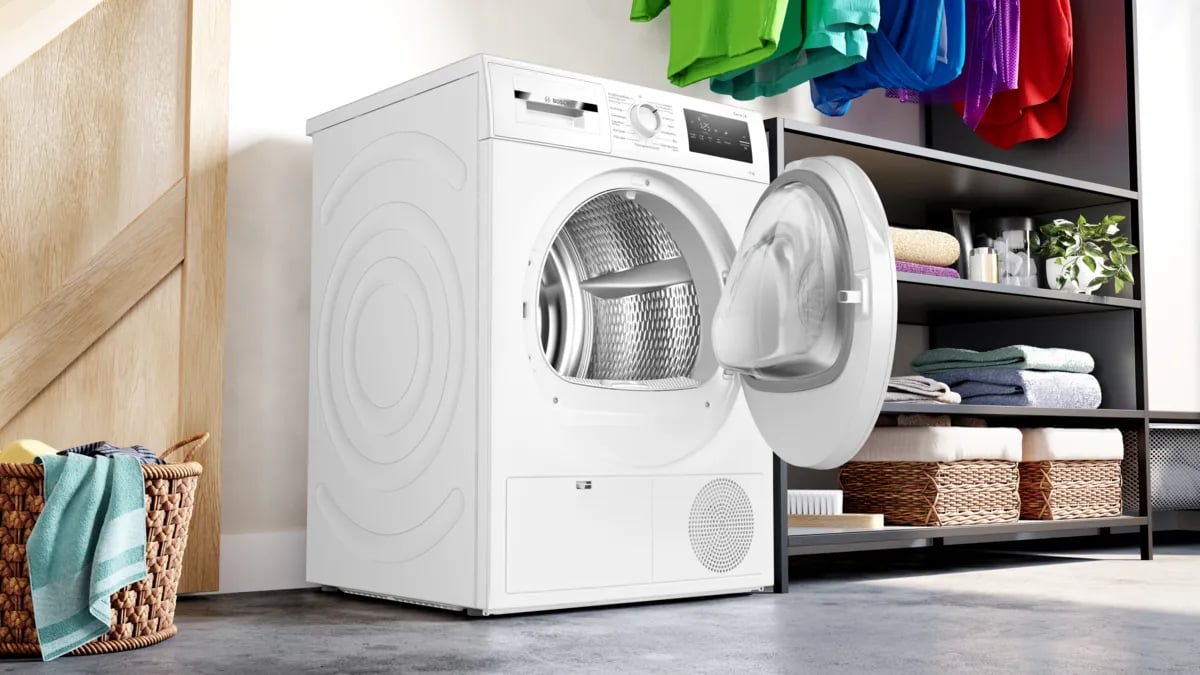 Bosch Serie 4 WTH8300SNL wasdroger Vrijstaand Voorlader 8 kg Wit - Afbeelding 3