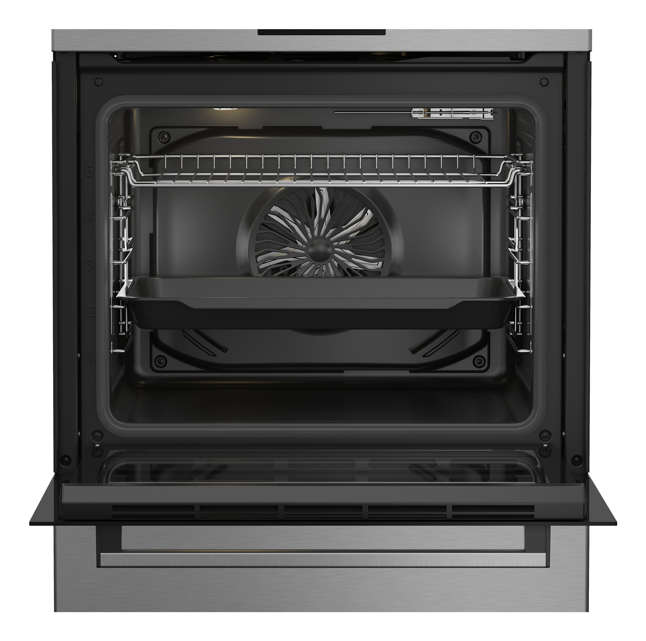 Beko FBE6133XS NL Vrijstaand fornuis Electrisch Gaskookplaat Zwart, Roestvrijstaal - Afbeelding 5