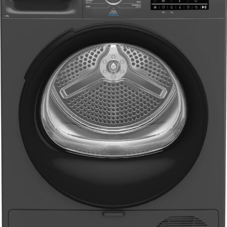 Beko BM3T3824A wasdroger Vrijstaand Voorlader 8 kg Antraciet DHZBEKO179